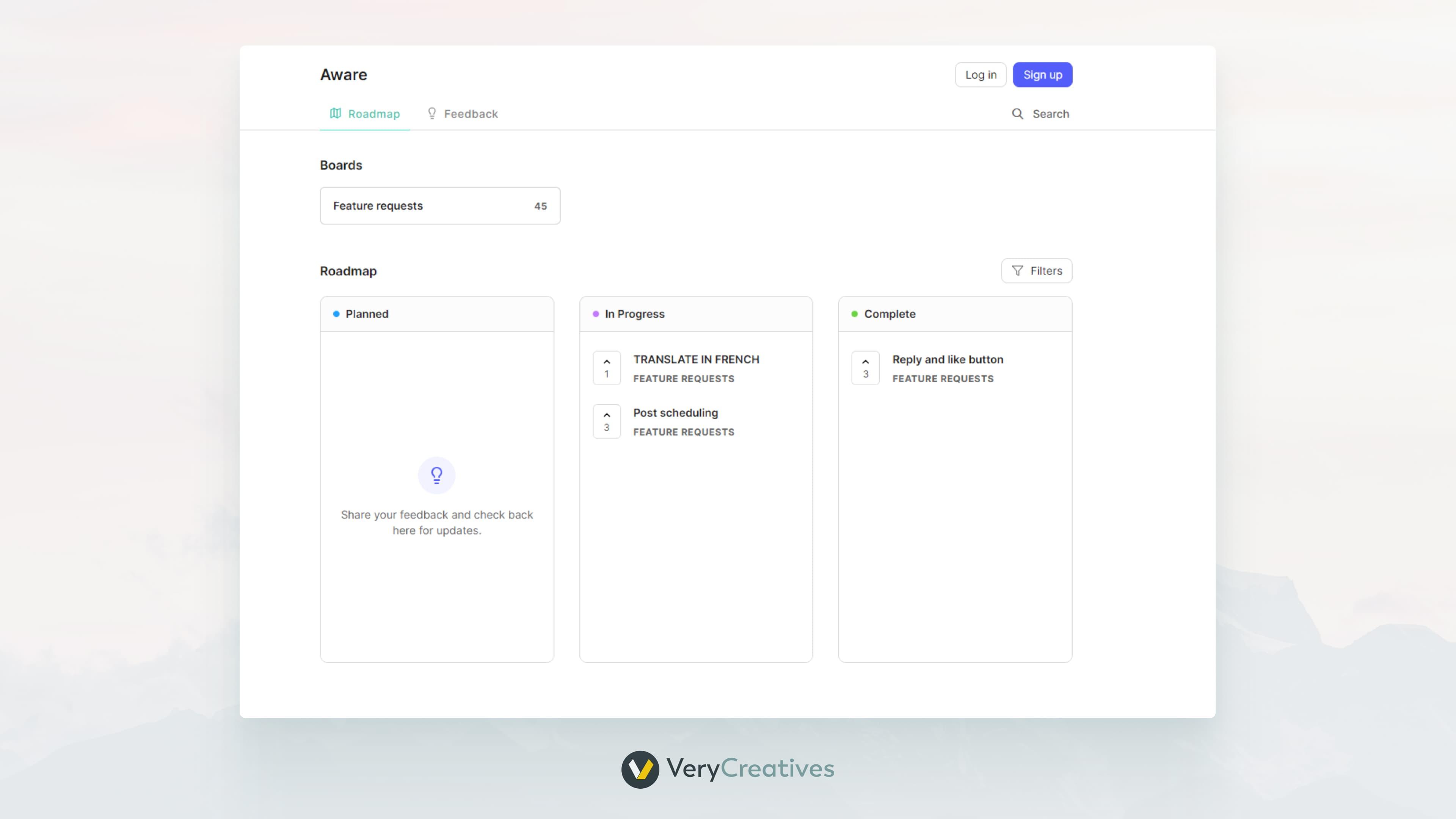 Aware Roadmap Aware Roadmap