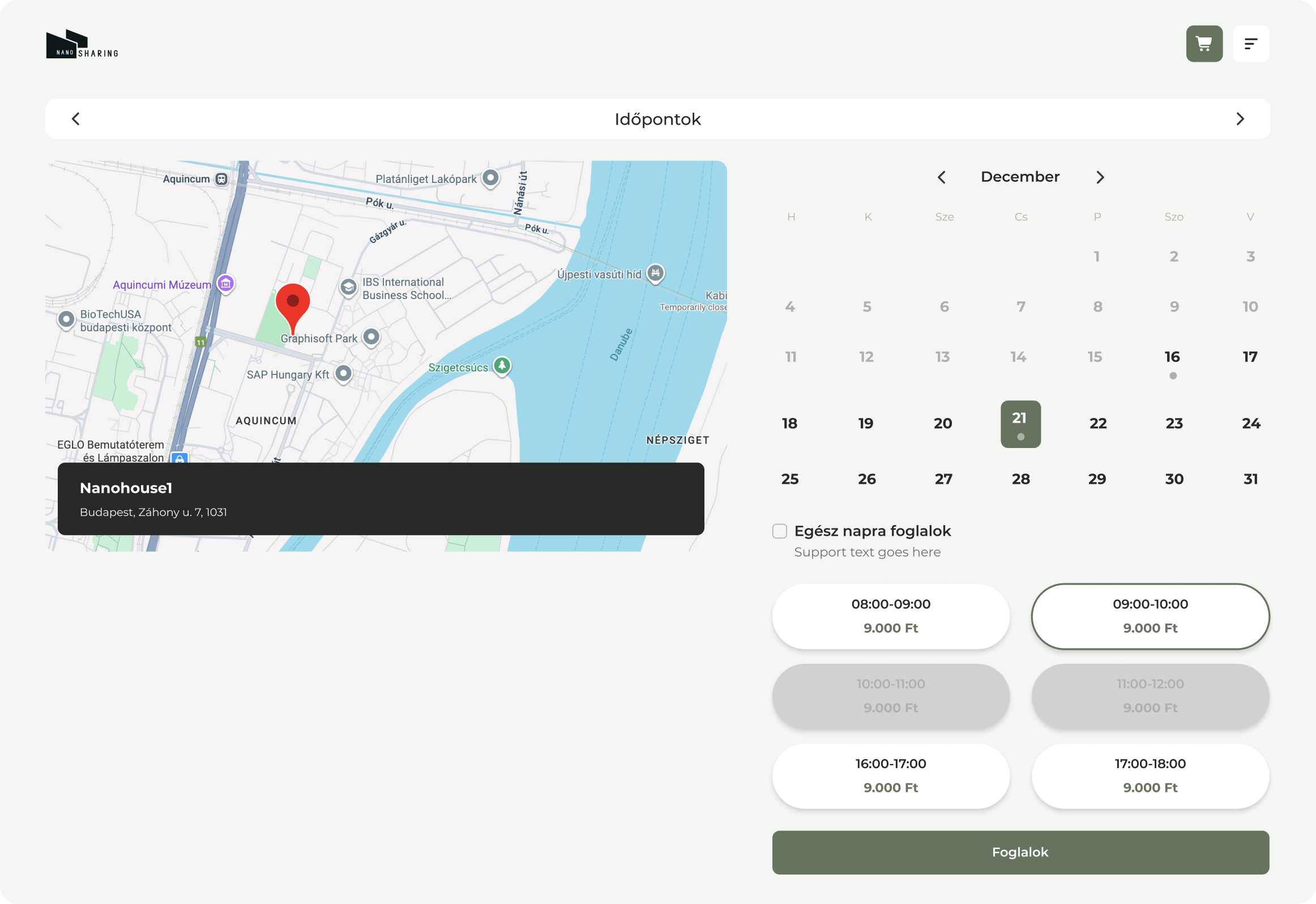Booking & Calendar
