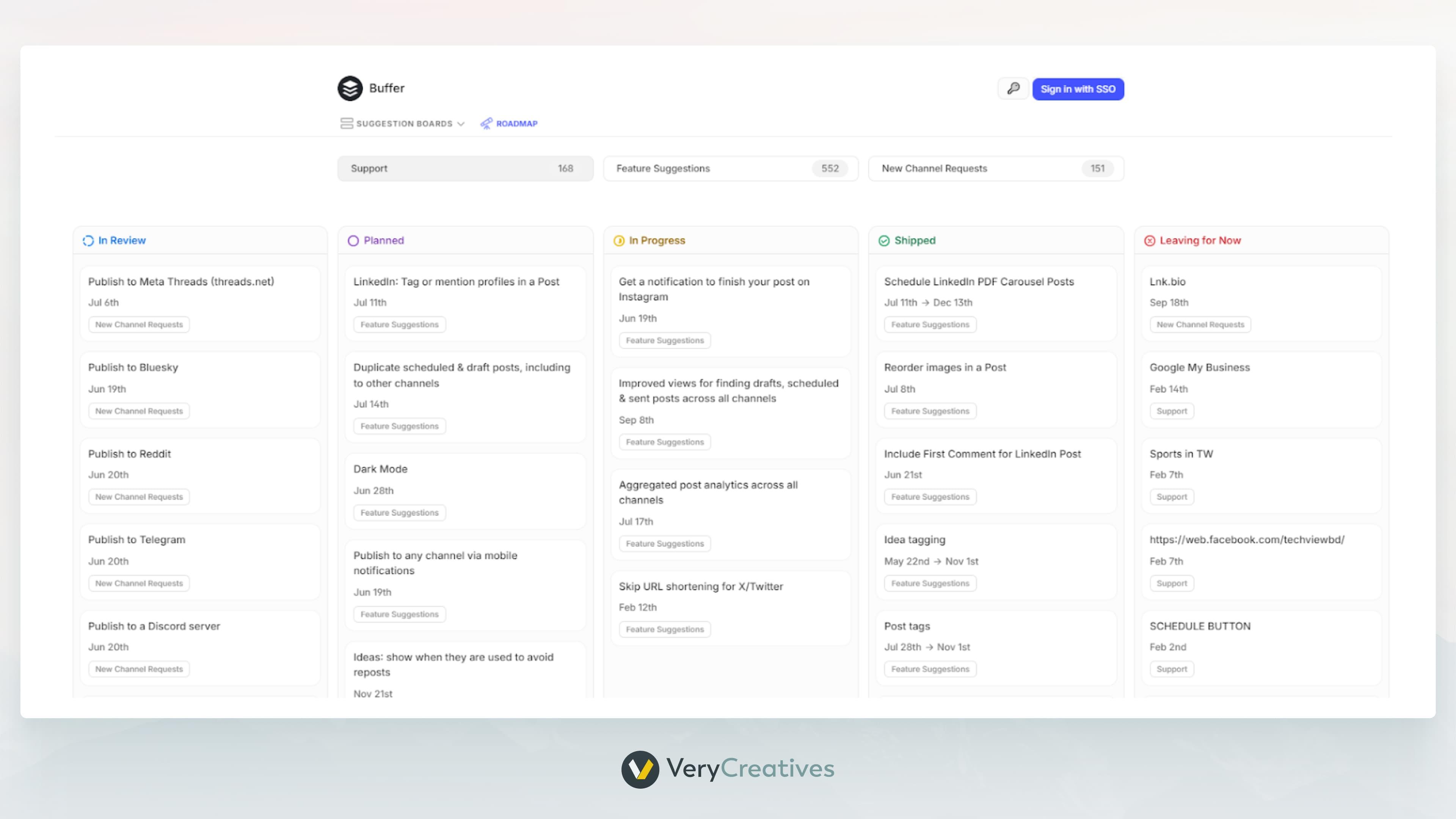 Buffer Roadmap Buffer Roadmap