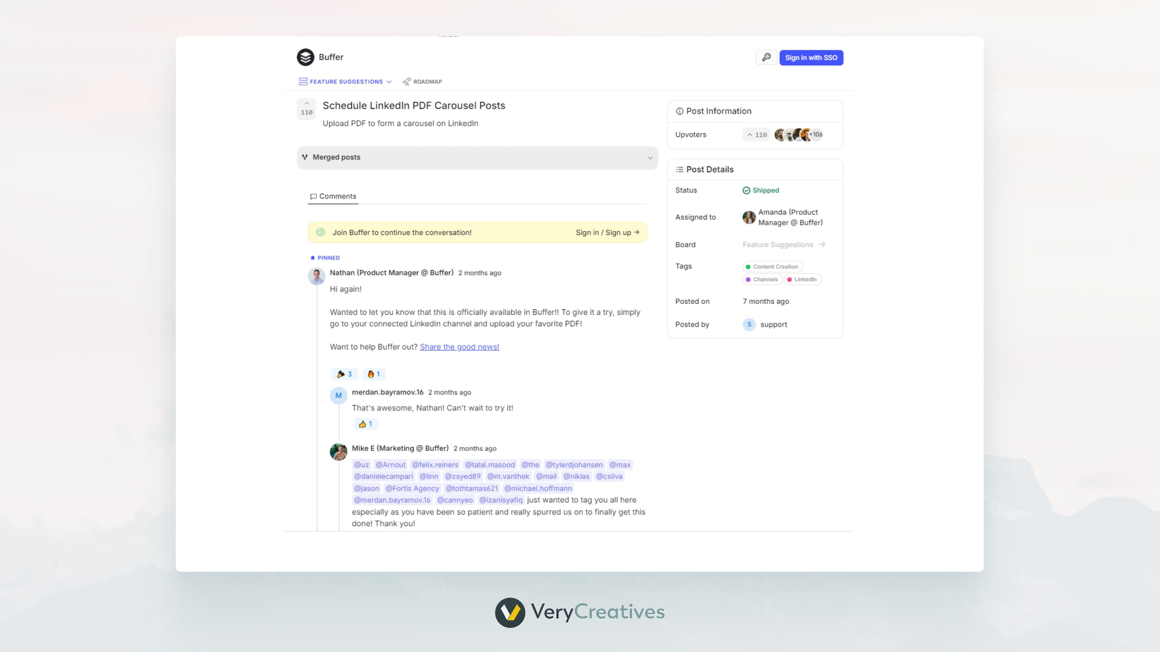 Buffer Roadmap Buffer Roadmap