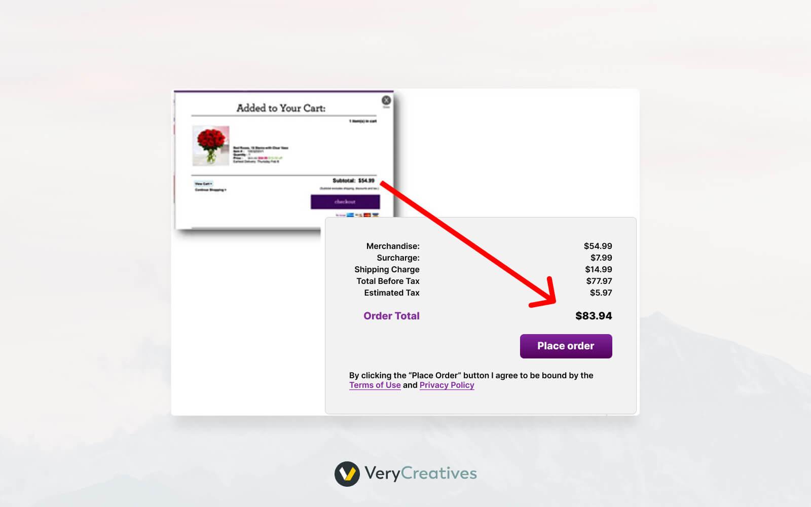 Dark Pattern: Hidden costs Dark Pattern: Hidden costs