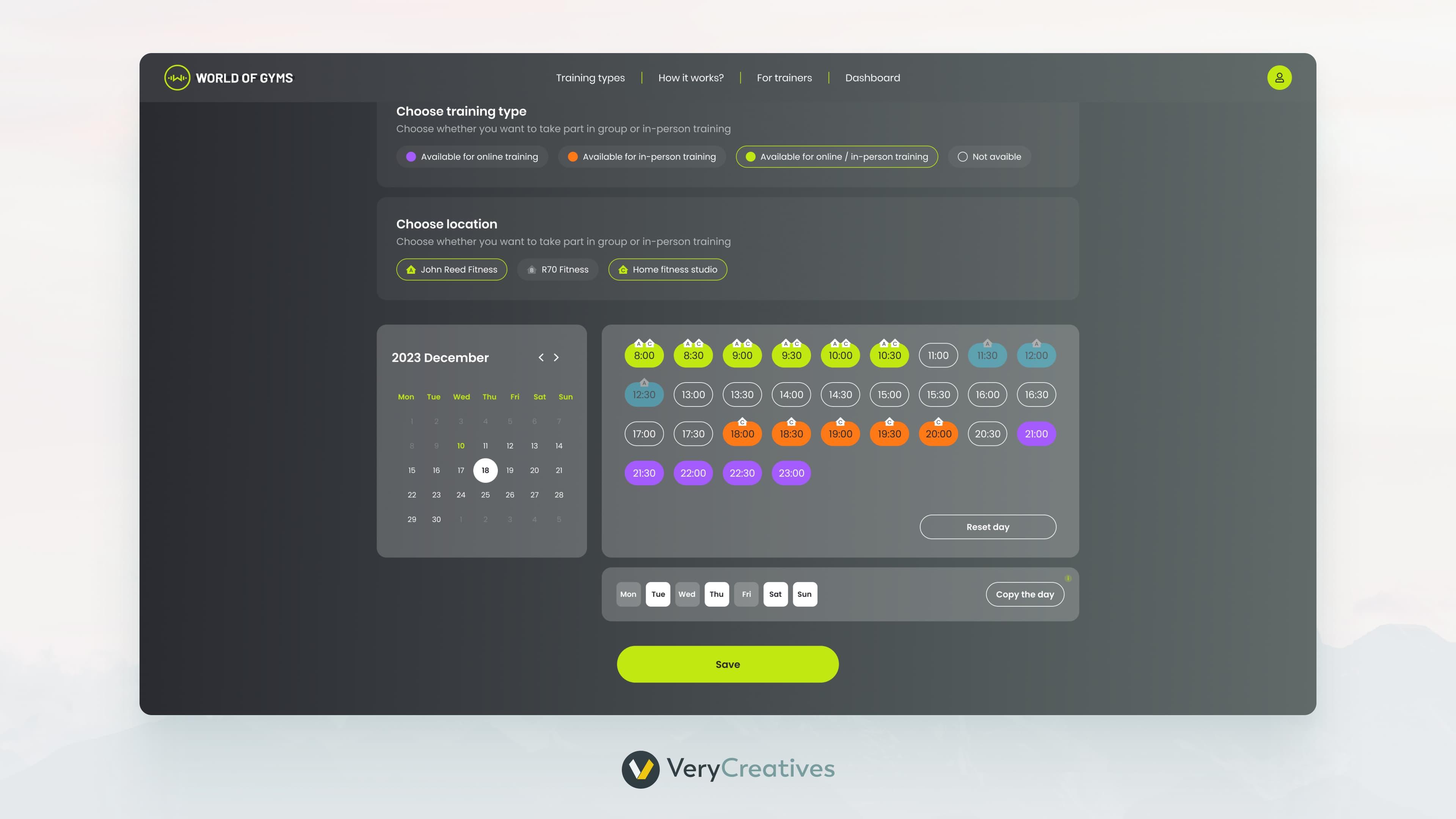 Design Driven Development for World of Gyms Design Driven Development for World of Gyms
