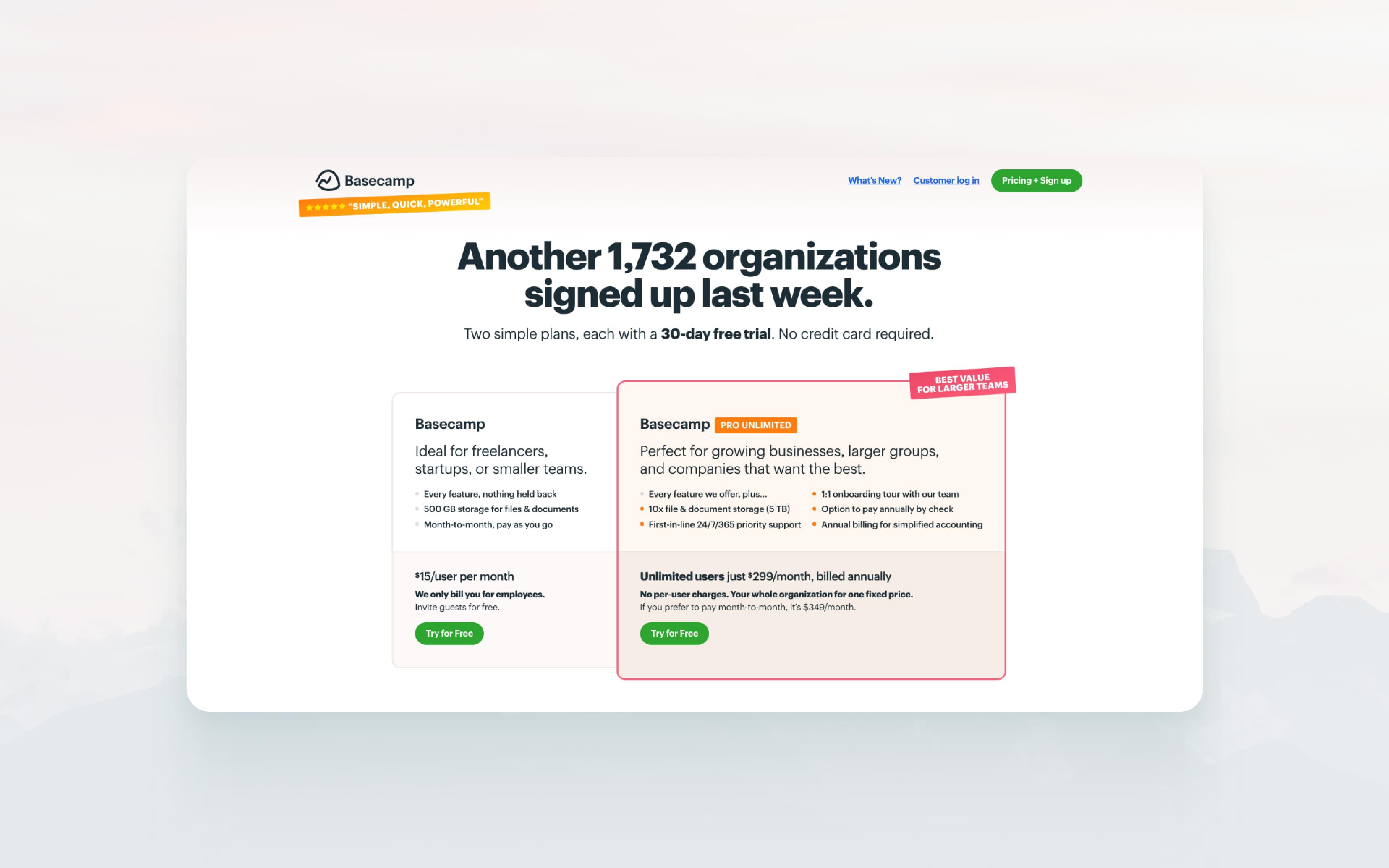 Low-touch SaaS: Free trial Low-touch SaaS: Offer free trial
