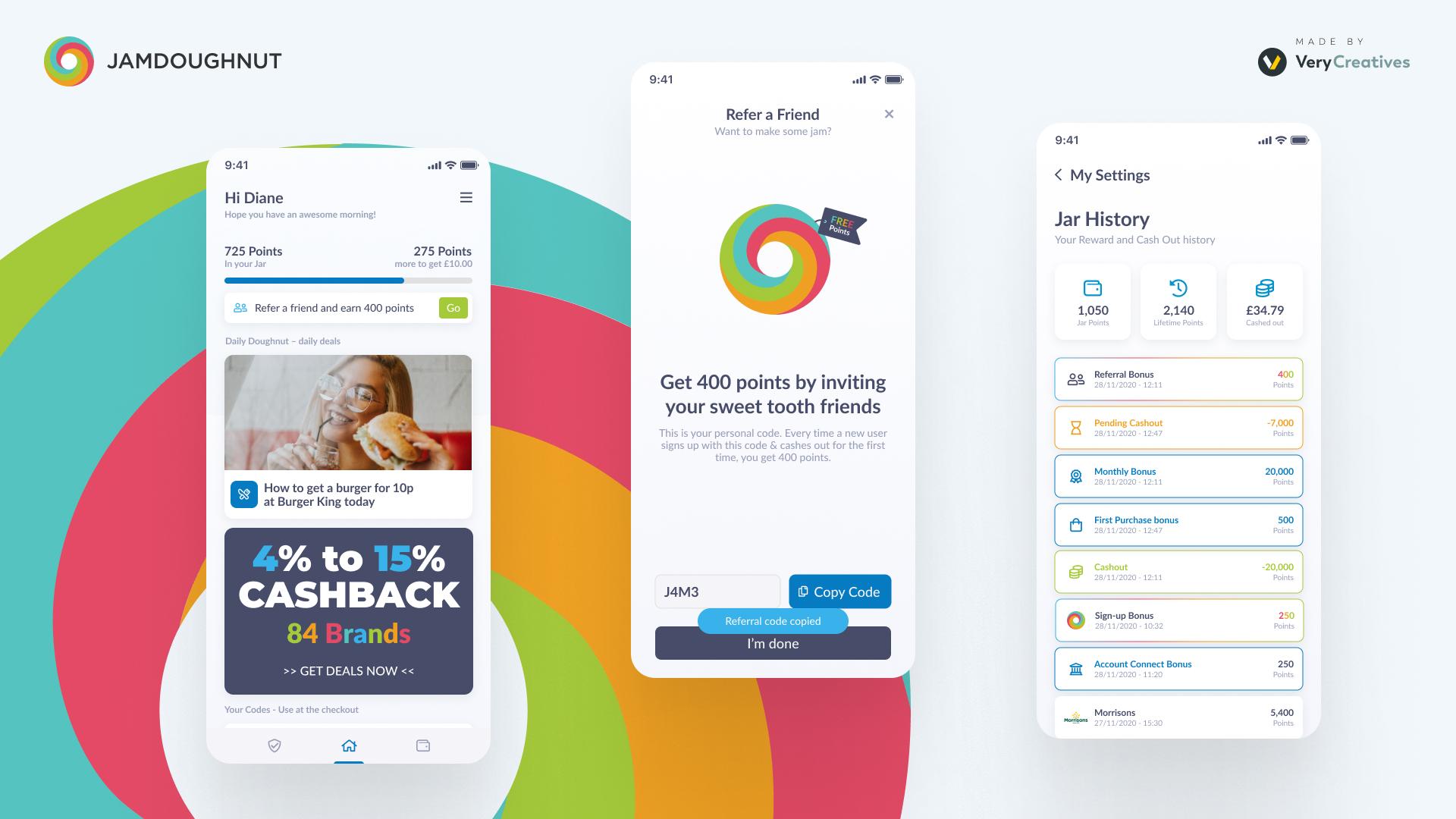 Jamdoughnut - No1. Cashback app in the UK Jamdoughnut - No1. Cashback app in the UK