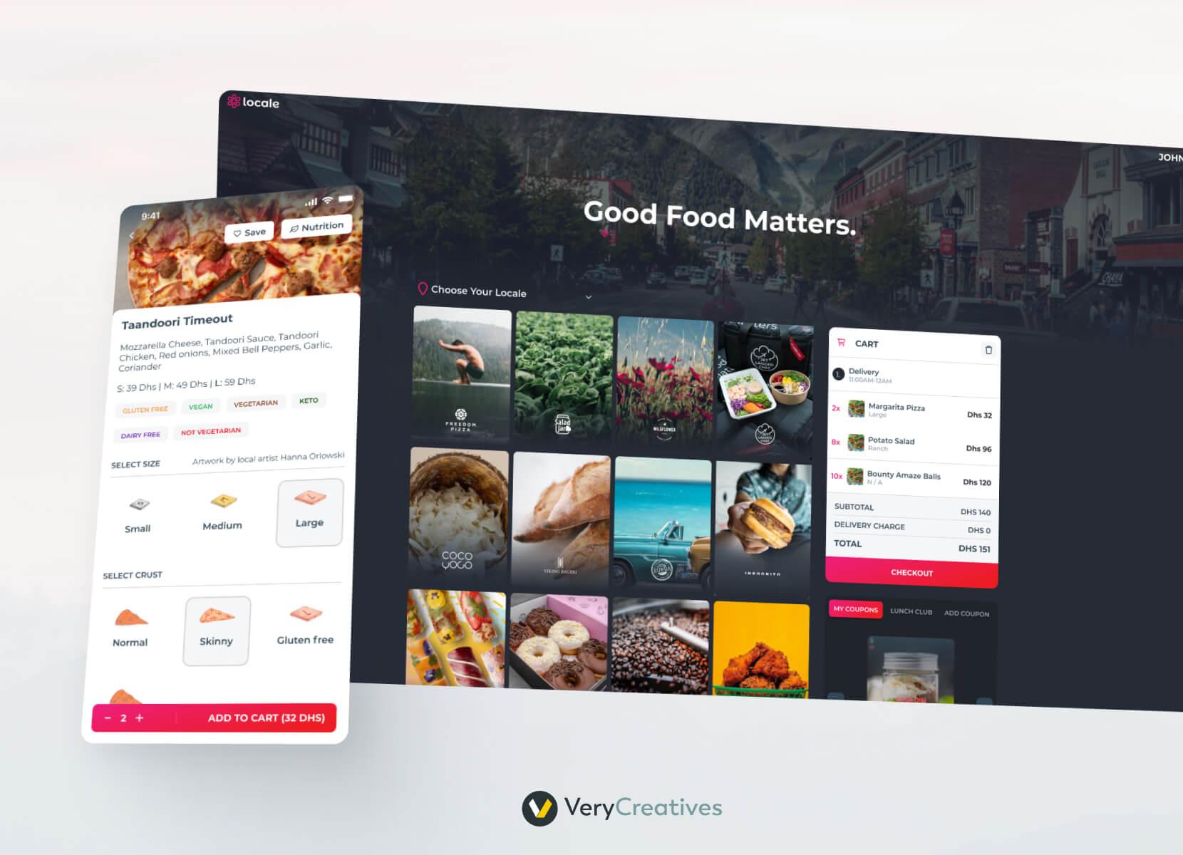 Locale Foodtech Platform by VeryCreatives Locale Foodtech Platform