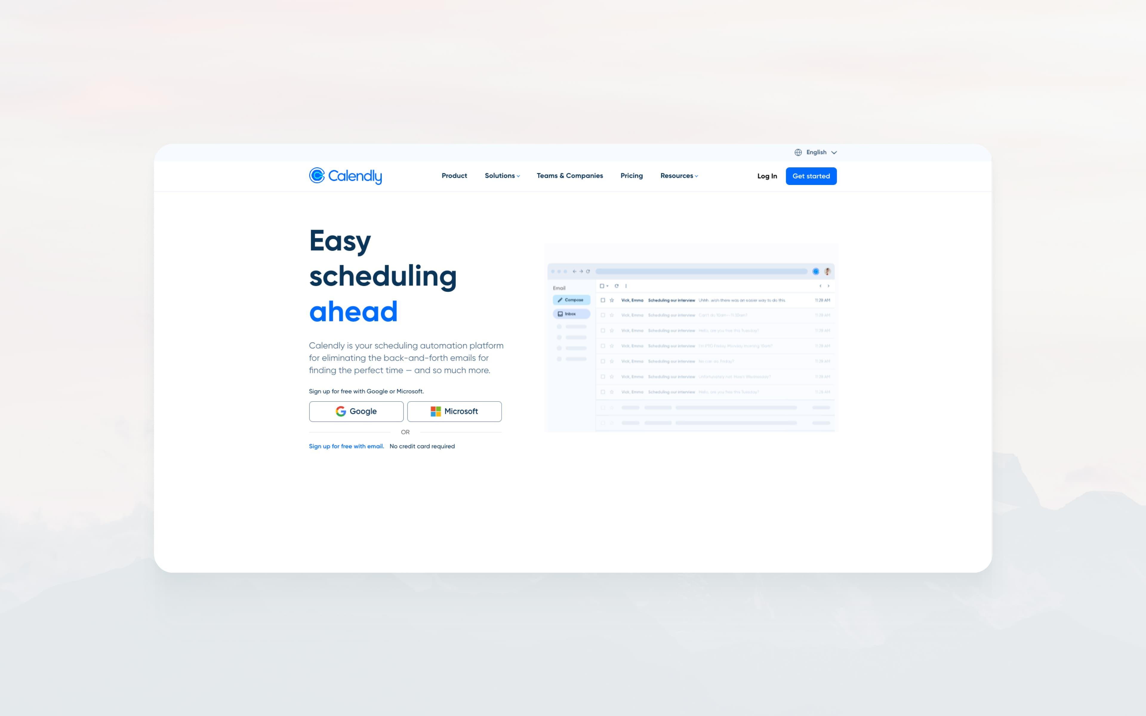 SaaS reverse trial example: Calendly SaaS reverse trial example: Calendly
