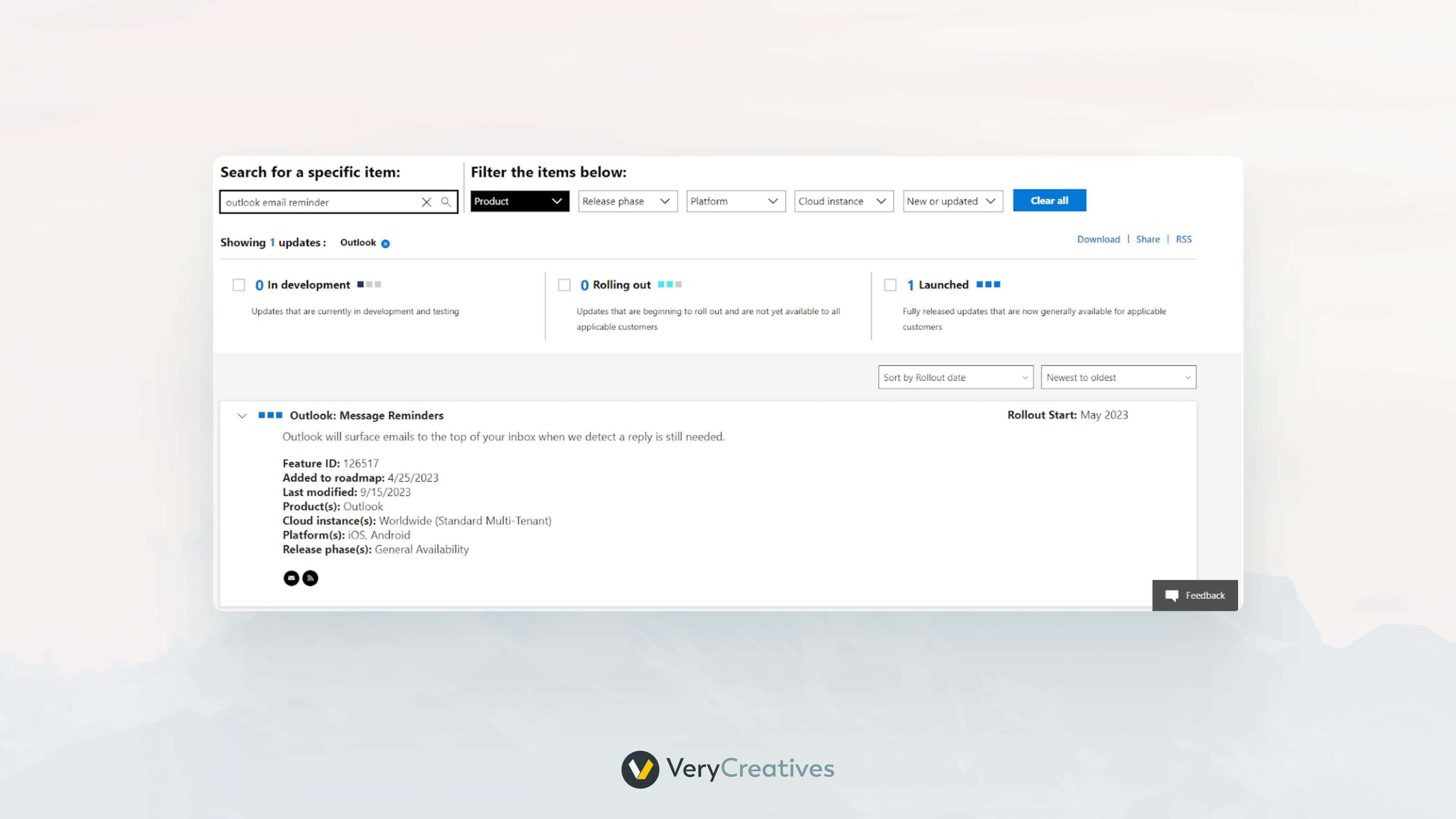 Microsoft 365 Roadmap Microsoft 365 Roadmap