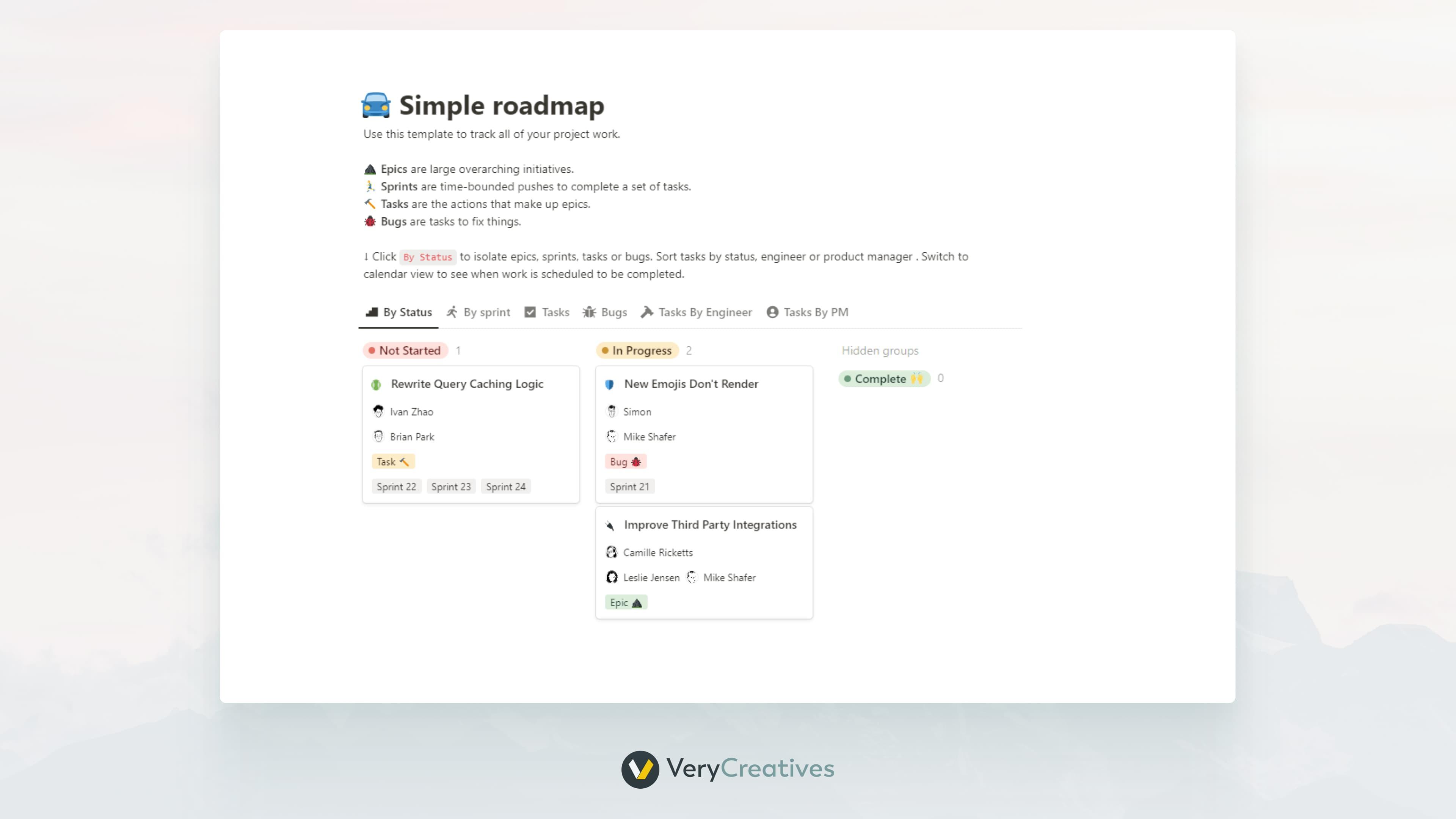 Notion's Roadmap Notion's Roadmap