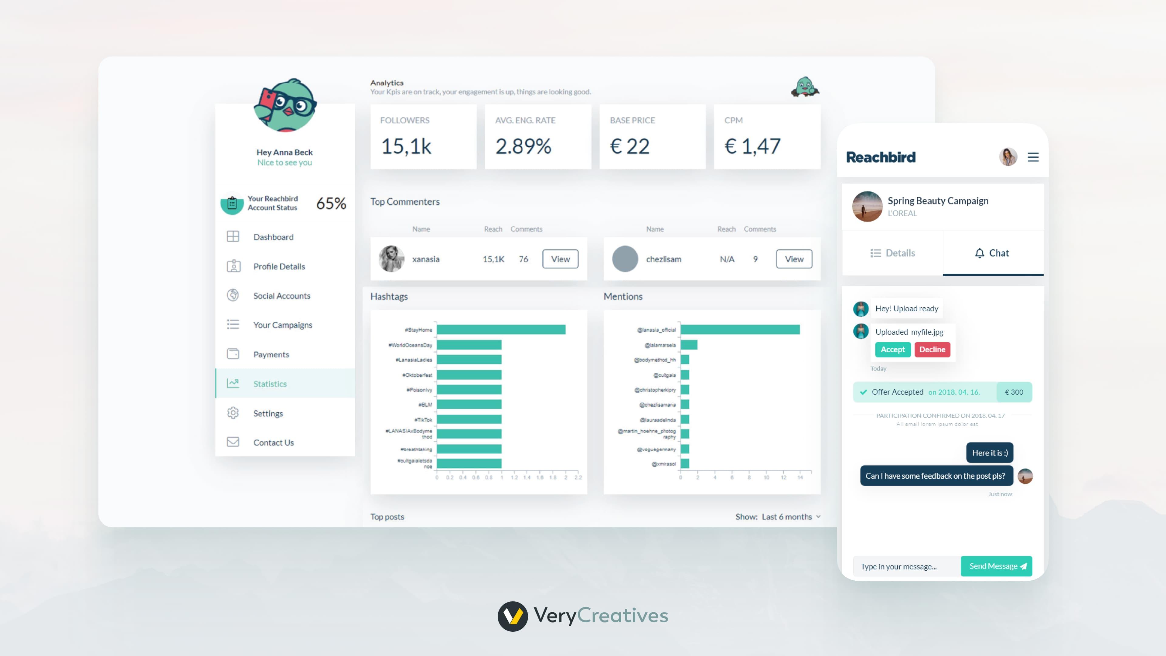 SaaS App Reachbird SaaS App Reachbird