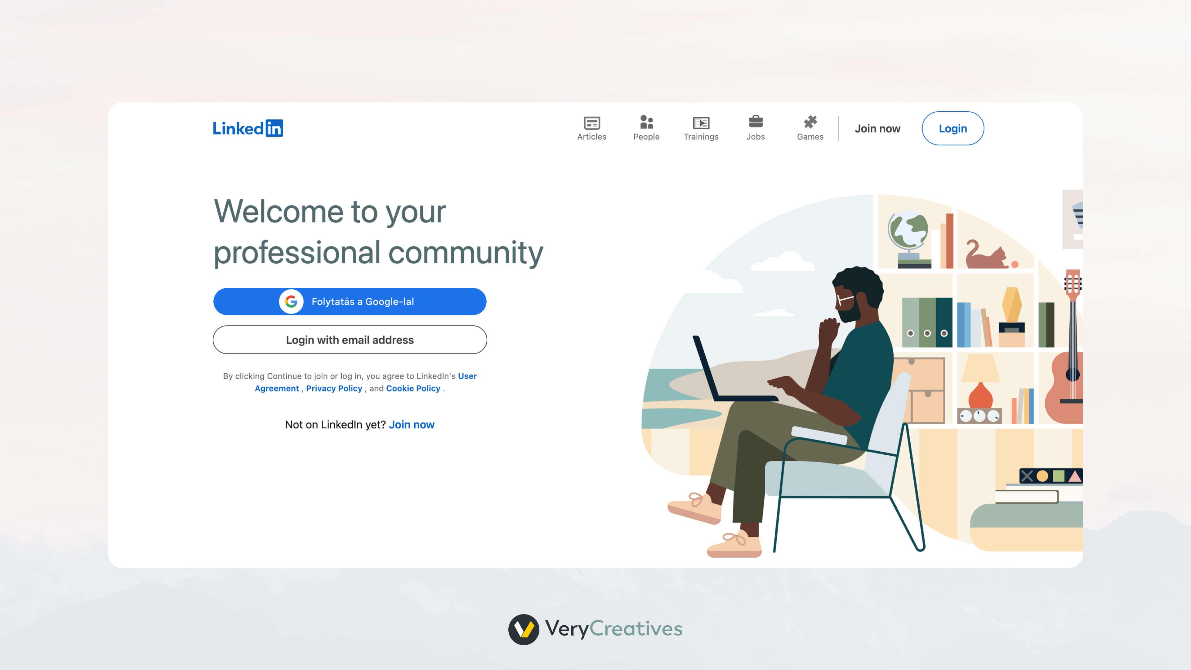 User flow of Linkedin User flow of Linkedin