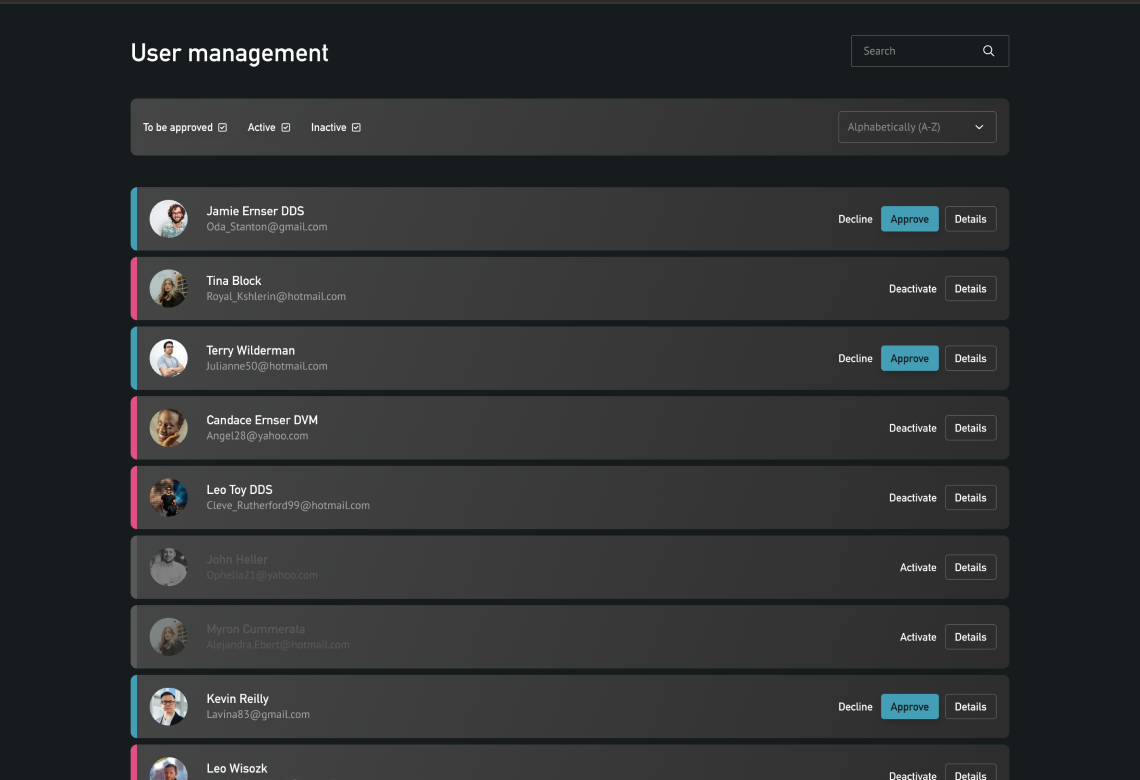 Easy User management